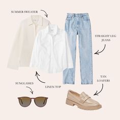 If one shoe has made a major comeback in recent months, it's chunky loafers. Here's exactly how to style chunky loafers including chunky loafers outfit ideas for a variety of occasions. | chunky loafers for women outfit | chunky loafers outfit style | chunky loafers outfit summer | chunky loafers outfit spring | chunky loafers outfit style work | chunky loafers outfit work | how to style chunky loafers women | how to style chunky loafers dress | how to style chunky loafers jeans How To Style My Loafers, How To Style Tan Loafers Women, White Penny Loafers Outfit Women, Taupe Chunky Loafers Outfit, Cream Penny Loafers Outfit, How To Style Beige Loafers, Cream Platform Loafers Outfit, Light Loafers Outfit, Taupe Loafers Outfit Women