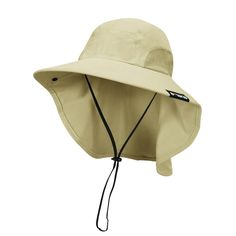 Step into the great outdoors with confidence in the Tirrinia Wide Brim Sun Hat, designed specifically for women who love adventure. This lightweight, adjustable hat is your perfect companion for hiking, safari trips, fishing, or just a day at the beach.

- Material: 100% Nylon Polyester with mesh side panels
- Color: Tan
- Gender: Female
- Age Group: Adult
- Size: One size fits most, 24" head circumference with pull-on closure
- Features: UPF 50+ UV ray protection, 4-inch wide front and side bri Hat Fabric, Flap Hat, Caps For Men, Wide Brim Sun Hat, Sun Protection Hat, Outdoor Hats, Fishing Hat, Hunting Clothes, Outdoor Fun