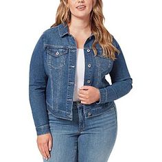 *Amazon [amazon.com]* has *Jessica Simpson Women's Plus Denim Stretch Denim Jacket *(Mercer) on sale for *$24.99*. Shipping is free w/ Prime or on $35+. 
 
Product Description from...