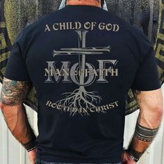 Child of God Man of Faith Rooted in Christ T-Shirt Brand: Gildan. Heavy weight fabric, 100% Cotton. Classic unisex makes this an easy fit. Size up if you want something roomier. Our shirts include:- Sport Grey And Antique Heathers: 90% Cotton | 10% Polyester- Safety Colors And Heathers: 50% Cotton | 50% Polyester - Another colors: 100% cotton. Machine wash cold inside out with like colors, tumble dry low for easy care Tip: Buying 2 products or more at the same time will save you quite a lot on s Rooted In Christ, Gifts For Hubby, Cross Shirts, Christian Men, Child Of God, Flat Collar, Faith Shirt, Personalized Clothes, Jesus Shirts