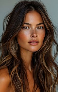 Nobody wants their clothes to age them Surfer Hair Women, Long Brunette Hair With Highlights, Makeup To Look Older, Lived In Brunette Balayage, Sunkissed Hair Brunette, Long Sleek Hair, Surfer Hair, Epic Clothing, Haute Hair