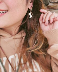 Cowgirl Hoop Earrings – Coco Wagner Design Casual Star Charm Jewelry, Trendy Charm Earrings For Everyday, Trendy Dangling Charms Earrings For Everyday, Trendy Everyday Earrings With Dangling Charms, Cowboy Hat Design, Cowgirl Boot, Star Cross, Gold Filled Hoops, Hat Design