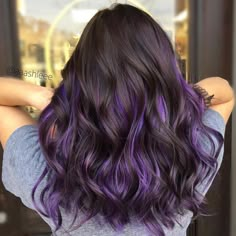 Pravana Violet, Purple Ombre Hair, Hair Streaks, Hair Color Purple