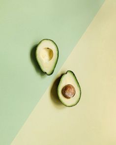 Avocado, Yellow, Green, White