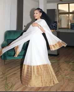 Beautiful luxury ethiopian eritrean habesha dress made ready for weddings , outings, events etc  Size medium and fits for all Eritrean Clothing, Eritrean Dress, Habesha Dress, Ethiopian Traditional Dress, Traditional Women, Ethiopian Dress, Habesha Kemis, Scarf Dress, African Dresses For Women