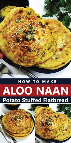 how to make aloo naan potato stuffed flatbreads with step by step instructions