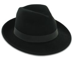 Belfry Bogart - Classic Wool Fedora Fitted Fedora With Flat Brim For Travel, Fitted Fedora With Short Brim For Travel, Fitted Felt Hat With Curved Brim For Travel, Classic Black Hat For Travel, Wool Fedora With Curved Brim, Solid Wool Fedora With Curved Brim, Classic Black Travel Hat, Wool Fedora With Curved Brim In Solid Color, Classic Brimmed Felt Hat For Travel