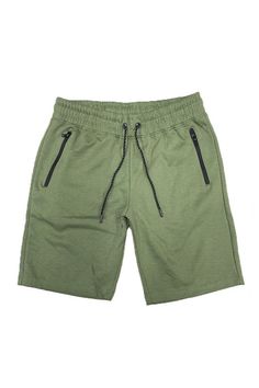 LOUNGE SWEAT SHORTSELASTIC WAISTDRAWSTRINGZIPPER POCKETSSINGLE BACK VELCRO CLOSURE POCKETREGULAR FIT55 COTTON, 45 POLYESTER, 5 SPANDEXMade In: Imported Green Shorts With Pockets For Leisure, Green Leisure Shorts With Pockets, Casual Shorts With Zipper Closure, Cotton Shorts With Zipper Closure, Green Leisure Athletic Shorts, Grey Camo, Lounge Shorts, Sweat Shorts, Swimwear Accessories