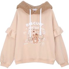 Kawaii Bear Hoodie PN3740 ●Size: Length 63 cm,bust 122 cm,shoulder 62 cm,sleeve 48 cm. ●Material:cotton ●About Shipping: We attach great importance to the orders of each customer and parcel delivery. 1.Processing time: 2-3 business days. 2.Shipping time: 10-15 business days to US, please allow 3-4 weeks shipping to other country.(Shipping times can be affected by variable customs clearance times or public holidays.) Oversized Kawaii Sweatshirt For Winter, Kawaii Hooded Top For Spring, Oversized Kawaii Hoodie Sweatshirt, Kawaii Hooded Sweatshirt For Fall, Oversized Kawaii Winter Sweatshirt, Fall Hooded Kawaii Sweatshirt, Cute Long Sleeve Top With Drawstring Hood, Fall Kawaii Hooded Sweatshirt, Kawaii Cotton Hoodie Top