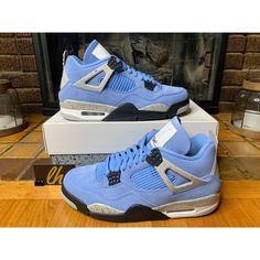 Thank You For Considering Our Store! We Appreciate Your Business And Support! Air Jordan 4 Retro “University Blue” Athletic Basketball Sneakers Mens 10 Women’s 11.5 Ships Same Day As Purchase! Fast & Free! Brand New With Box Guaranteed 100% Authentic! Ct8527-400 Reach Out Before Submitting An Offer Since We Have This Item Listed Elsewhere & Want To Make Sure We Don’t Oversell! We Consider All Reasonable Offers! With That Said, We Invite You To “Watch" Our Items To Receive Special Offers Sent Dir Blue Breathable Lace-up Jordan Shoes, Blue Breathable Custom Sneakers For Streetwear, Blue Breathable High-top Sneakers For Running, Air Jordan 4 Low-top With Branded Insole, Air Jordan 4 Low-top With Branded Insole For Sports, Air Jordan 4 Low-top For Sports, Low-top Air Jordan 4 For Sports, Air Jordan 4 Low-top With Boost Midsole, Casual Air Jordan 4 Low-top Breathable