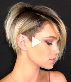 ▷ Be bold and go short with an undercut bob hairstyle. undercut pixie haircut 360 view, undercut pixie haircut tutorial, undercut pixie haircut for older women, !! Short Inverted Bob Haircuts, Undercut Bob Haircut, Bob Ideas, Undercut Bob, Pixie Haircut For Round Faces, Pixie Cut With Undercut, Bob Haircut For Fine Hair