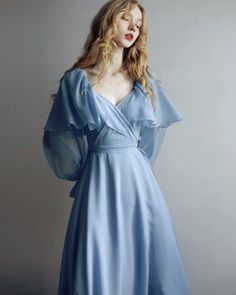 Fairytale Fashion, Evening Dress Fashion, Pretty Prom Dresses, Cosplay Dress, Mode Inspo, Women Wedding Guest Dresses, Prom Dresses Blue, Modest Dresses