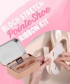 ✨Pointe shoe essential! The Bloch Stretch Pointe Shoe Ribbon Kit has everything you need—stretch ribbon, covert elastic, needle, and thread—for perfecting your fit. 🩰 With 2 yards of ribbon and 20 inches of elastic in a lovely pink, you'll be stage-ready in no time! Needle And Thread, No Time, Thread, Ribbon