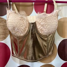 Nwt Victoria’s Secret Metallic Bra 32c Dream Angels Collection. It’s A Metallic Gold-Ish Color That Almost Has A Hint Of Pink. Yes Underwire - No Push-Up Or Thick Padding. Tag - $59.50 Make Offer Or Bundle For Discount! Victoria's Secret Fitted Bra For Night Out, Victoria's Secret Party Top With Built-in Bra, Victoria's Secret Tops With Built-in Bra For Party, Victoria's Secret Fitted Party Top, Fitted Lace Top By Victoria's Secret, Victoria's Secret Party Tops With Built-in Bra, Party Tops From Victoria's Secret, Bra Friendly, Victoria’s Secret, Push Up