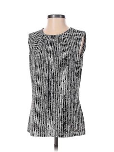 Calvin Klein Sleeveless T Shirt Size: Small Tops - used. 95% POLYESTER, 5% SPANDEX | Calvin Klein Sleeveless T-Shirt: Silver Tops - Size Small Calvin Klein Sleevless Animal Print, Sleeveless T Shirt, Silver Tops, Sleeveless Tshirt, Sleeveless Top, Calvin Klein, Women Handbags, Womens Tops, T-shirt