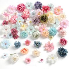 PRICES MAY VARY. Assorted Flowers: what you will receive are 90 pieces of faux mixed flower heads,rongflower artificial flowers heads set , including various sizes and styles.Sufficient quantity for meeting your needs in crafts. Multiple Usages: these mini flowers can be applied to decorate your vase, garland, wreath, floral arrangement,flowers for graduation cap，felt flowers, you can also use them to decorate your cake and other desserts, adding charms to your party Wide Applicable Occasions: t Floral Theme Birthday Party Decoration, Craft Garland, Arrangement Flowers, Assorted Flowers, Garland Wreath, Mini Flowers, Garland Wedding, Party Diy, Floral Theme