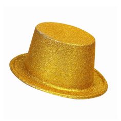 This dazzling, glitter top hat is perfect for a variety of themed parties all year round. Color: Gold | Bala Ceiling Fans Glitter Top Hat Paper Disposable Photo Props in Yellow | Wayfair Glitter Top, Gray Yellow, Ceiling Fans, Top Hat, Photo Props, Ceiling Fan, Party Themes, Ceiling, Glitter