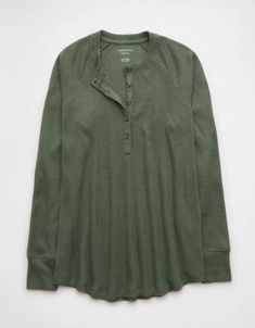 olive color in small pls:) Henley Neckline Waffle Knit Tops For Fall, Henley Neckline Tops With Button Closure For Loungewear, White Jeans Men, Athletic Fit Jeans, Dream Jeans, Henley T Shirt, Jean Trends, Curvy Jeans, Loose Jeans