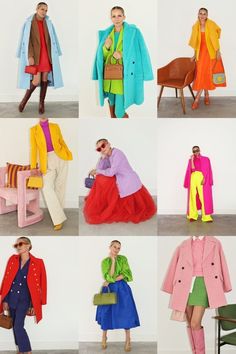 Bold Colors Outfits, Colorful Outfits, Color Blocking Outfits, Business Portrait, Bold Color