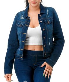 PRICES MAY VARY. Denim Jean jacket for women! Made from premium denim fabric ,this classic favorite denim jacket brings you chic casual appeal and a flattering fit to your everyday look Designed with open hand pockets;Our women's denim jackets feature a hint of stretch for freedom of movement and added comfort Long sleeves with buttoned cuffs.A roomier fit and slightly cropped length for a trendy look Perfect for layering, this denim jean jacket features lightly distressed detail and ripped dest Affordable Medium Wash Long Sleeve Denim Jacket, Cheap Dark Wash Cropped Denim Jacket, Cheap Dark Wash Denim Jacket With Patch Pockets, Cheap Washed Blue Long Sleeve Denim Jacket, Cheap Dark Wash Denim Jacket With Pockets, Cheap Cropped Medium Wash Denim Jacket, Cheap Denim Blue Jacket With Snap Buttons, Cheap Distressed Medium Wash Denim Jacket, Cheap Blue Distressed Denim Jacket