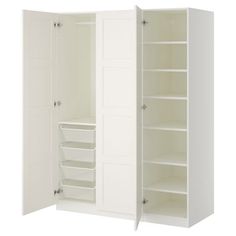 SONGESAND Wardrobe, white, 47 1/8x23 5/8x75 1/4" - IKEA Pax Corner Wardrobe, Pax Planner, Armoire Pax, Ikea Pax Closet, Pax Closet, Closet Ikea, Pax System, Ikea Pax Wardrobe, Corner Wardrobe