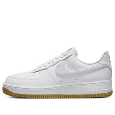 (WMNS) Nike Air Force 1 '07 Next Nature 'White Gum' FN6326-100 Air Force 1 Shoes, Nike Air Force 1 07, Air Force 1 Low, Nike Air Force 1, Stylish Sneakers, Air Force 1, Nike Air Force, Perfect Pair, Air Force