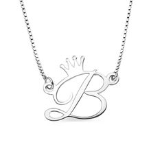 Personalized letter-customized necklaces, suitable for women of all ages, can also be presented to others as festivals or birthday gifts. Wear your initial in style with the Sterling Silver Script Initial Pendant Necklace. We offer an initial script charm for every letter of the alphabet so you can wear your own initial or the initial of someone you love! Silver Name Necklace With Clavicle Chain For Birthday, Silver Charm Necklace With Adjustable Chain For Birthday, Silver Initial Pendant Jewelry For Birthday, Silver Initial Pendant For Birthday Gift, Silver Initial Pendant Jewelry For Birthday Gift, Silver Pendant Initial Necklace For Birthday, Elegant Silver Adjustable Initial Necklace, Silver Formal Name Necklace With Initial Pendant, Formal Silver Initial Pendant Name Necklace