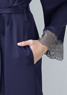 Curl up this fall in the luxurious Le Soir dream  #silk #robe - That lace! Luxury Silk Evening Robe, Luxury Lace Trim Daytime Robe, Luxury Daywear Robe With Lace Trim, Luxury Satin Robe For Evening, Luxury Satin Finish Women's Robe, Luxury Satin Evening Robe, Luxury Women's Evening Robe, Luxury Satin Robe For Loungewear, Luxury Silk Elegant Robe