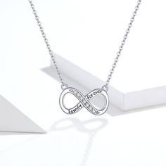 Adorable Sterling Silver Infinity Family Forever Necklace for Women Chain Length: up to 17.7" | 45 cm ( Adjustable ) Material: Sterling Silver FAST Shipping from FL, USA Infinity Jewelry For Best Friend Valentine's Day Gift, Meaningful Sterling Silver Jewelry For Best Friend, Silver Sterling Jewelry For Best Friend Gift, Elegant Silver Necklace For Best Friend Gift, Silver Jewelry With Adjustable Chain For Best Friend, Elegant Silver Necklace For Best Friend, Silver Infinity Clavicle Chain Jewelry, Infinity Stainless Steel Necklace For Anniversary, Meaningful Stainless Steel Jewelry For Anniversary