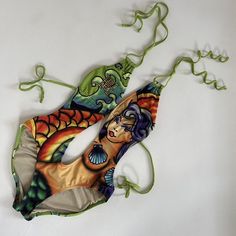 Y2k Swimwear One Piece, Ed Hardy Bathing Suits, 2000s Ed Hardy, Unique Bathing Suits, 2000s Girl, Vintage Swim