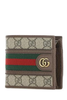 Dimensions: Width: 11cm, Height: 9cm 100% Silk, 100% Canvas, 100% Leather, 100% Metal Made in Italy Designer Model Number: 59760996IWT Designer Colour: 8745 Gucci Classic Wallets With Logo, Designer Gucci Wallets With Logo, Gucci Designer Wallets With Logo, Classic Gucci Wallets With Logo, Luxury Gucci Wallet With Logo, Luxury Brown Wallet With Logo Plaque, Gucci Bifold Wallet With Coin Pocket, Designer Gucci Wallet With Coin Pocket, Designer Gucci Wallet With Logo Plaque