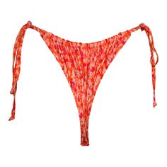 Our IRIS TIE SIDE BOTTOMS are designed with the perfect orange prints, granting an elegant and tasteful look for any day. Featuring a cult favourite style, these bikini bottoms can be adjusted for every body type, allowing you to enjoy the sun in your own way. Take your style to the beach and beyond with the perfect pair of bikini bottoms. The Iris Tie Side Bottoms come with a soft fabric construction and adjustable side ties for a seamless fit when you're loungin' or taking a dip. True to size Orange Prints, Reversible Swimwear, Sweat Sets, Fabric Construction, Classic Wardrobe Staples, Activewear Sets, Enjoying The Sun, Body Types, Soft Fabric