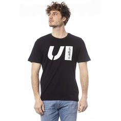 Ungaro Sport Black Cotton Men Men's T-Shirt Sport Logos, Sport Logo, Sport T-shirts, Sports Tees, Men T Shirt, Sports Logo, Logo Tees, Sport T Shirt, Casual Wardrobe