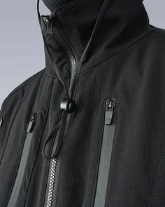 Dive into the sleek comfort of the "Kuma" Techwear Jacket and discover style that moves with you. Your city adventures just got a serious upgrade. Techwear Stand Collar Windbreaker For Outdoor, Outdoor Techwear Track Jacket With Stand Collar, Black Track Jacket With Stand Collar For Outdoor, Technical Black Outerwear For Hiking, Black Technical Outerwear For Hiking, Black Hooded Jacket With Stand Collar For Outdoor, Black Stand Collar Hooded Jacket For Outdoor, Functional Windbreaker With Zipper Closure For Outdoor, Functional Outdoor Windbreaker With Zipper Closure