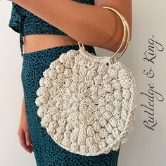 THE PERFECT SIZE TOP HANDLE HANDBAG - The Rutledge & King macrame clutch is a fashionable alternative to traditional straw bags for women. The Rutledge and King top handle tote offers plenty of room to fit your daily essentials, including your cell phone, lip gloss, wallet, and day to day items. Basket bags are a subtle accessory that pairs well with sundresses, rompers, and summer outfits. SUPERIOR DESIGN - Rutledge & King purses and handbags come in trendy colors to go with any look. The high Trendy Beige Straw Bag With Round Handle, Eco-friendly Macrame Straw Bag For Summer, Cream Handheld Straw Bag For Spring, Trendy Braided Beige Crochet Bag, Handheld Cream Straw Bag For Spring, Beige Braided Bags For Day Out, Beige Crochet Straw Bag With Round Handle, Lightweight Cream Crochet Bag For Summer, Spring Cream Crochet Straw Bag