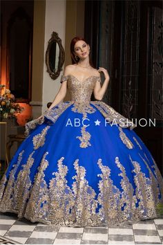 Royal Blue Quinceanera Dress by Ragazza EV18-618 Long Off The Shoulder Dress, Royal Blue Quinceanera Dresses, Royal Blue Quinceanera, Debutante Ball, Pretty Quinceanera Dresses, Quince Dress, Quinceanera Dress, Corset Back, Quince Dresses