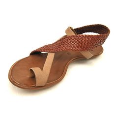 Women's Vintage Cydwoq Sandal Woven Leather Slingback Sandals For Beach, Beach Woven Leather Slingback Sandals, Chic Brown Lace-up Beach Sandals, Brown Leather Lace-up Sandals For Beach, Summer Woven Leather T-strap Sandals, Bohemian Brown Leather Lace-up Sandals, Cydwoq Sandals, Brown Leather T-strap Sandals With Woven Sole, Cydwoq Shoes