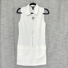 Super Cute ! Wear With Heels Or Flats , Great Vacation Dress Forever 21 Summer Workwear Dresses, Forever 21 Summer Work Dresses, Casual Workwear Dresses By Forever 21, Casual Forever 21 Dresses For Work, Vacation Dress, Zip Dress, Vacation Dresses, Forever 21 Dresses, 21 Dresses