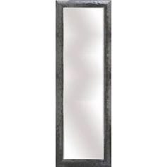 an empty mirror is shown against a white background