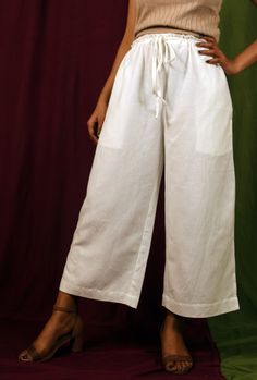 "Drawstrings custom made pant for women, Cream linen pant, Formal pants, Made to order, Plus size -Model height: 5'3\" wearing size S -Length: 33\" -Drawstring waist for adjustment -Fit: Comfortable Style these linen pants with casual tops or our tank tops. You would want to wear these everyday!" Drawstring Straight Pants, Loosely Fitted Harem Pants With Drawstring, Loosely Fitted Straight Harem Pants With Drawstring, Straight Harem Pants With Drawstring, White Relaxed Fit Harem Pants With Straight Leg, White Cotton Straight Leg Harem Pants, Non-stretch Wide-leg Pants With Drawstring, Non-stretch Drawstring Trousers, White Non-stretch Drawstring Bottoms