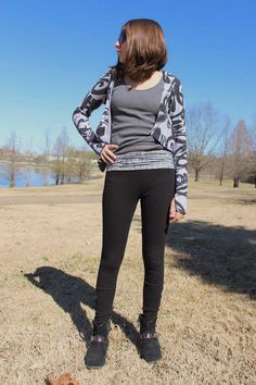 "Ursula Leggings and Skirt is the mother pattern to Ariel Leggings. With multiple lengths and additional (yet simple!) options, you can create unlimited looks! The skirted leggings looks great as a running skirt and also an extra layer under a long shirt. The diamond panel leggings and leg warmer leggings both look great as casual pants, workout pants, and they can even be dressed up! The best part about these leggings is the waistband. The regular waistband option is contoured with hidden elast Leggings And Skirt, Quick Sew, Running Skirt, Running Skirts, Panel Leggings, Leg Warmer, Warm Leggings, Tulip Skirt, Leggings Pattern