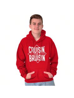 Cruising A Bruising Fight Rebel Punk Hoodie Hooded Sweatshirt Men Red Casual  Long Sleeve Fabric Graphic,Letter  Medium Stretch Spring/Summer/Fall Men Clothing, size features are:Bust: ,Length: ,Sleeve Length: Red Cotton Hip Hop Hoodie, Red Cotton Hoodie For Fan Gear, Casual Sweatshirt With Adjustable Hood For Fans, Red Graphic Print Hoodie For Fans, Red Cotton Band Merch Sweatshirt, Casual Hooded Hoodie For Fan Merchandise, Casual Red Hoodie For Fan Gear, Red Cotton Hoodie For Fan Merchandise, Red Hoodie With Letter Print For Fans