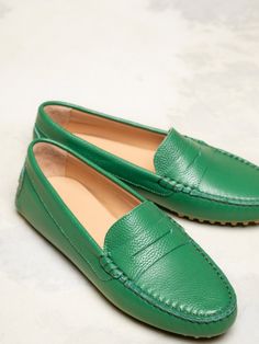 Our signature penny driver in all-new, wear-with-everything hues. And—in lightweight, molds-to-your-foot leather straight from Italy. Loafers For Women, Loafers Men, Penny, Dress Shoes Men, Oxford Shoes, Dress Shoes, Loafers, Italy, Green