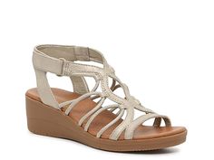 Dr. Scholl's Time Off Sea Wedge Sandal - Free Shipping | DSW Wedge Sandal, On Time, Wedge Sandals, Customer Service, Wedges, Sandals, Free Shipping