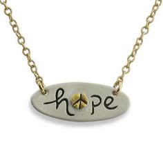 She who has hope will always have joy, for none of us can predict the future, but we can certainly hope for all the joy it may bring. With hope comes an open mind, and with an open mind comes a compassionate heart. *** Because our jewelry is handmade when your order is placed, PLEASE ALLOW 1-3 BUSINESS DAYS FOR YOUR ORDER TO SHIP FROM OUR STUDIO.*** Rings Friendship, Mommy Necklace, Friendship Jewelry, Hand Stamped Jewelry, Engraved Jewelry, Stamped Jewelry, Metal Stamping, Initial Necklace, Gold Accents