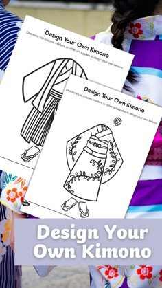 Extend your teaching to prekindergarten and kindergarten children of the country and culture of Japan with this Design Your Own Kimono Activity. Support students learning of cultures and countries and social studies with this fun and engaging art activity.

This resource includes two black and white kimono pages for children to design and color. The completed pages can be used with our Japan Flag Bunting to create an eye-catching classroom display. Japan Theme Classroom, Asia Kindergarten Activities, Culture Activities For Kindergarten, Japan Activities For Preschool, Cultures Around The World Preschool, Mulan Activities, Japan Kids Activities