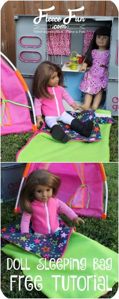 the doll sleeping bag is free to use