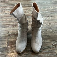 Never Worn, Womens Slouch Suede Boots For Fall/ Winter Oasis Shoes, Womens Suede Boots, Boots For Fall, Suede Boots, Shoes Heels Boots, Shoes Women Heels, Heeled Boots, Oasis, Shoes Heels