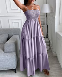 Long Skirt Casual, Pleated Party Dress, Casual Maxi Dress, Ruched Maxi Dress, Maxi Dress Outfit, Long Beach Dress, Elegant Maxi Dress, Solid Color Dress, Pregnancy Maxi Dress