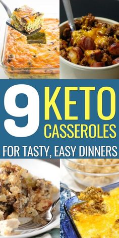 9 keto casseroles for tasty, easy dinneres and desserts